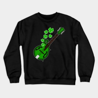 St. Patrick's Day Mandolin Player Mandolinist Irish Crewneck Sweatshirt